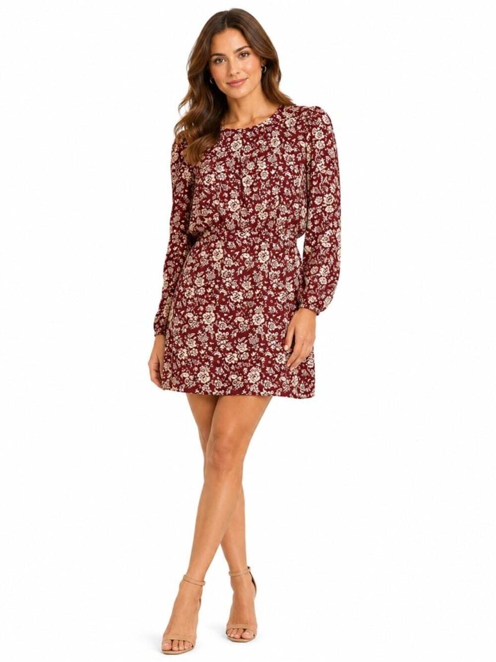 The Korner Red Roses Midi Dress Fitted Floral Sleeveless Cocktail Party NWT Med